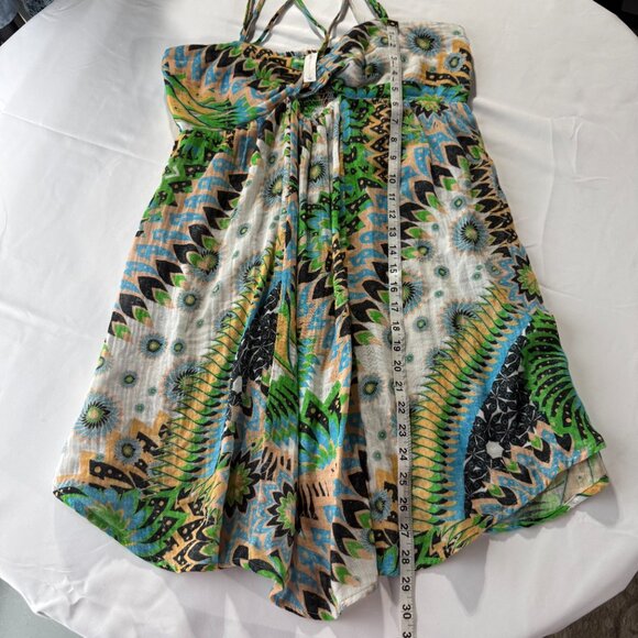 Anthropologie Daily Practice The Last Sunset Dress Size Sm Cut Out Baby Doll - Picture 10 of 11